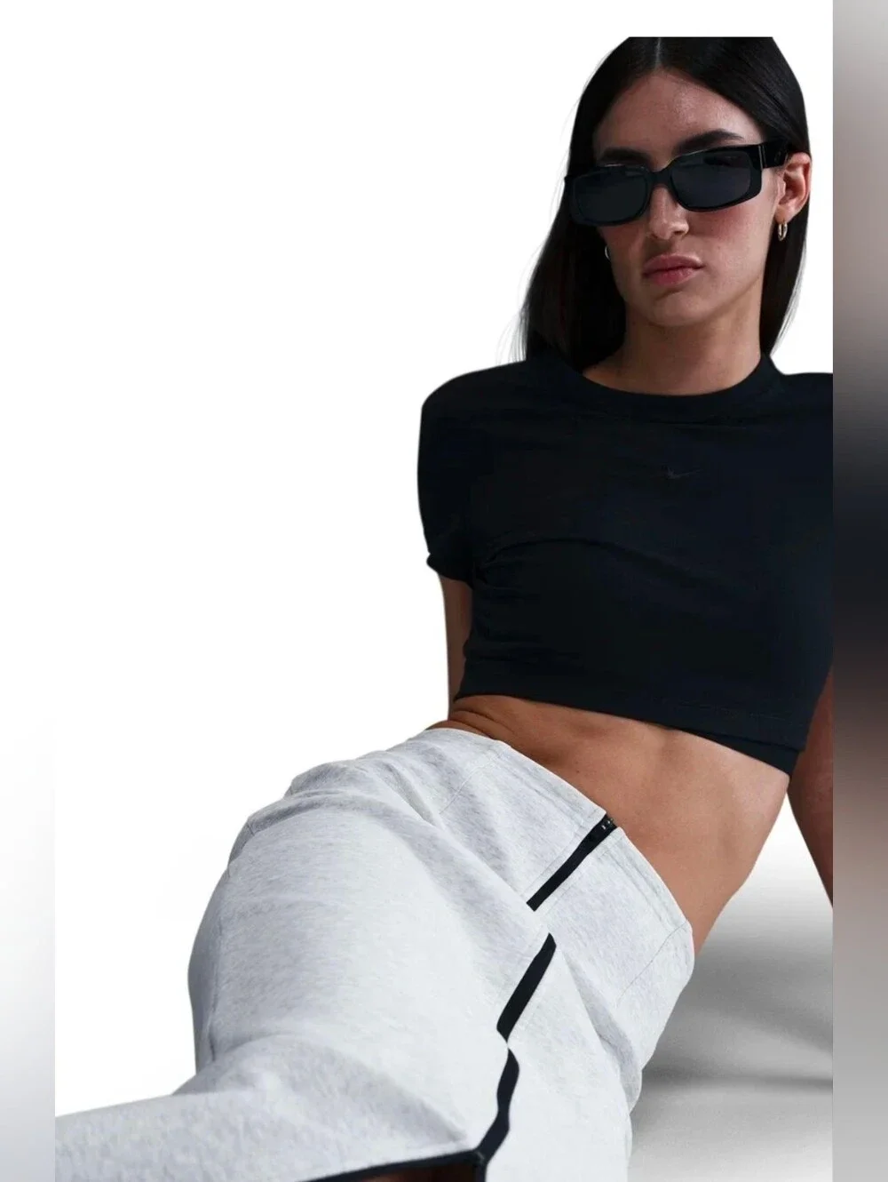 Nike Sportswear Tech Fleece Slim Maxi Women Skirt Gray Large